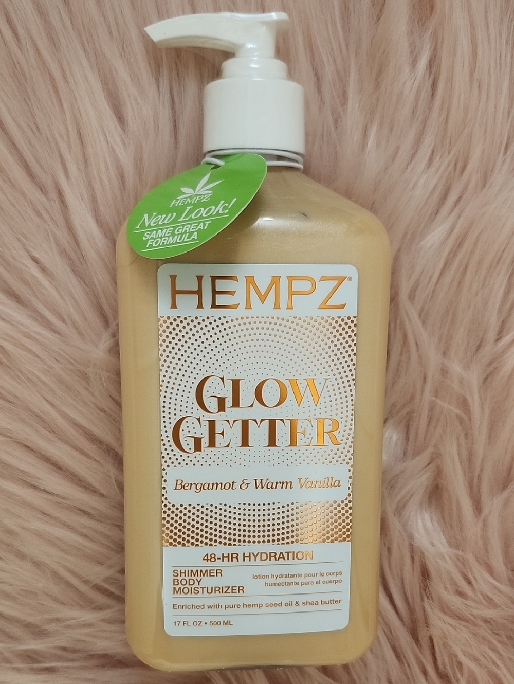 Brand New HEMPZ GLOW GETTER HERBAL SHIMMER BODY MOISTURIZER